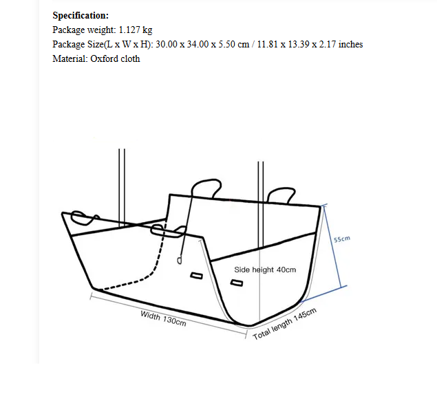 Car Seat Cover For Pets - Non-slip And Waterproof For Dogs And Cats