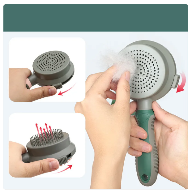 Cat Brush For Coat Care - Double - Sided Brush Head For Detangling