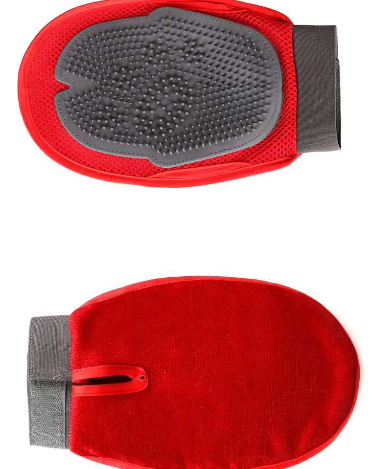 Dog Bath Glove - Massage And Coat Brush For Dogs For Gentle Cleaning And Care