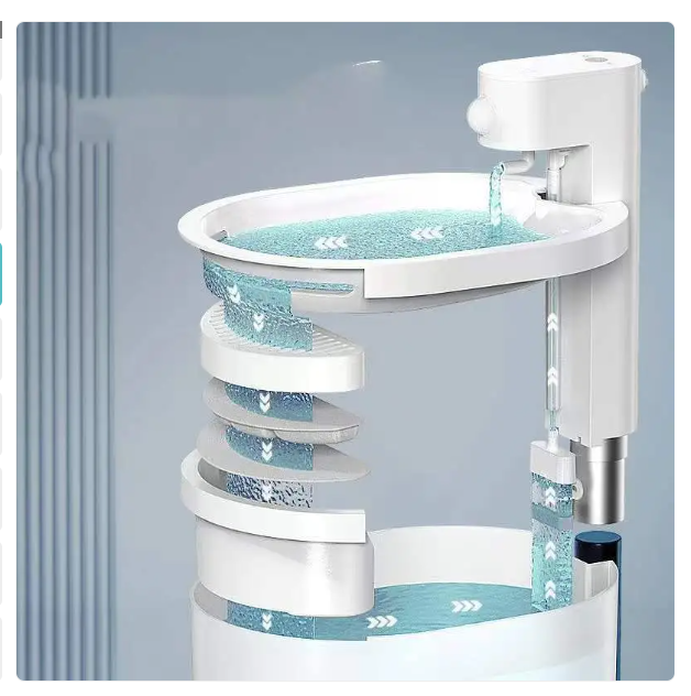 Automatic Drinking Fountain For Pets With Filter And Quiet Pump