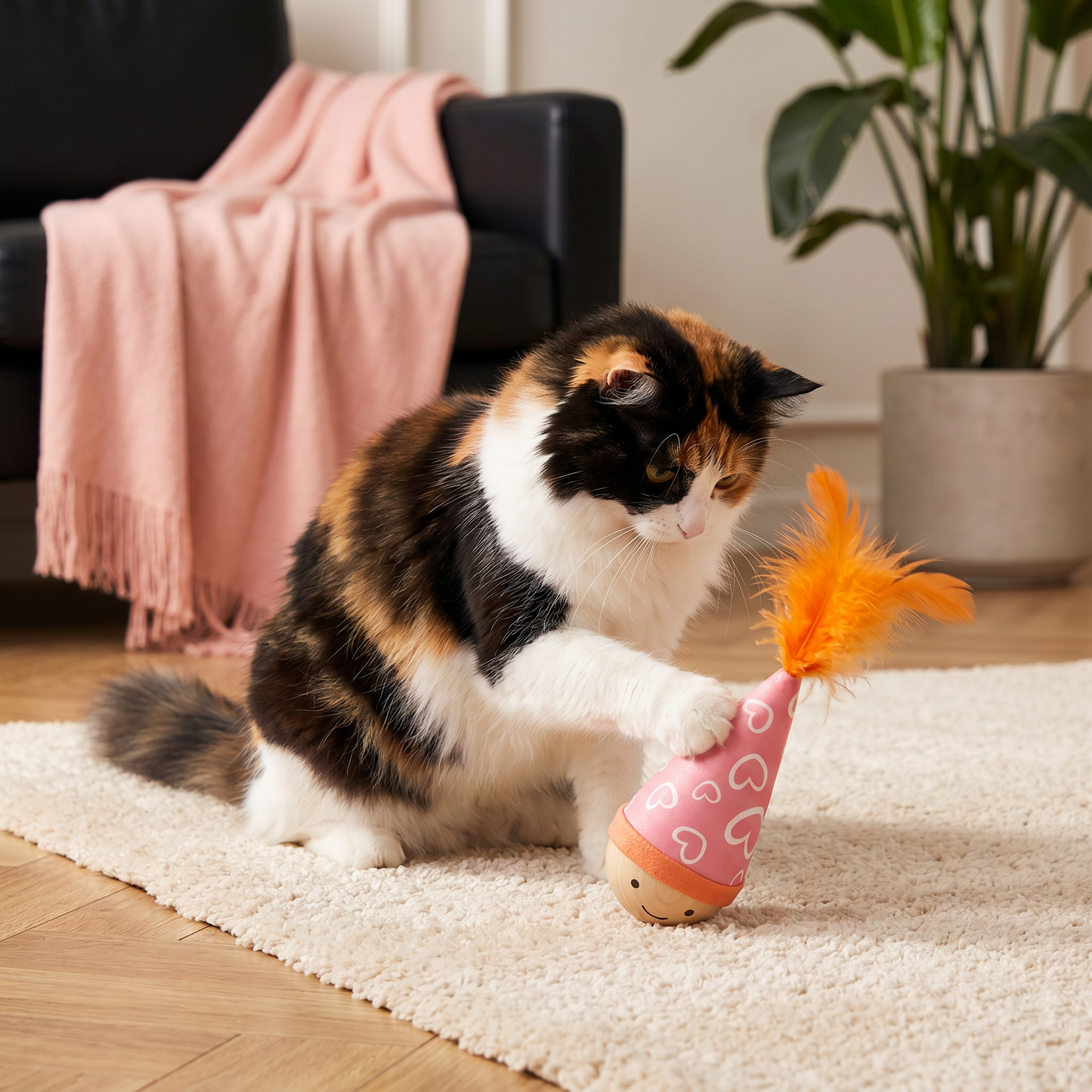 Bouncy Cat Toy – Durable Activity Toy to Reduce Boredom in Cats