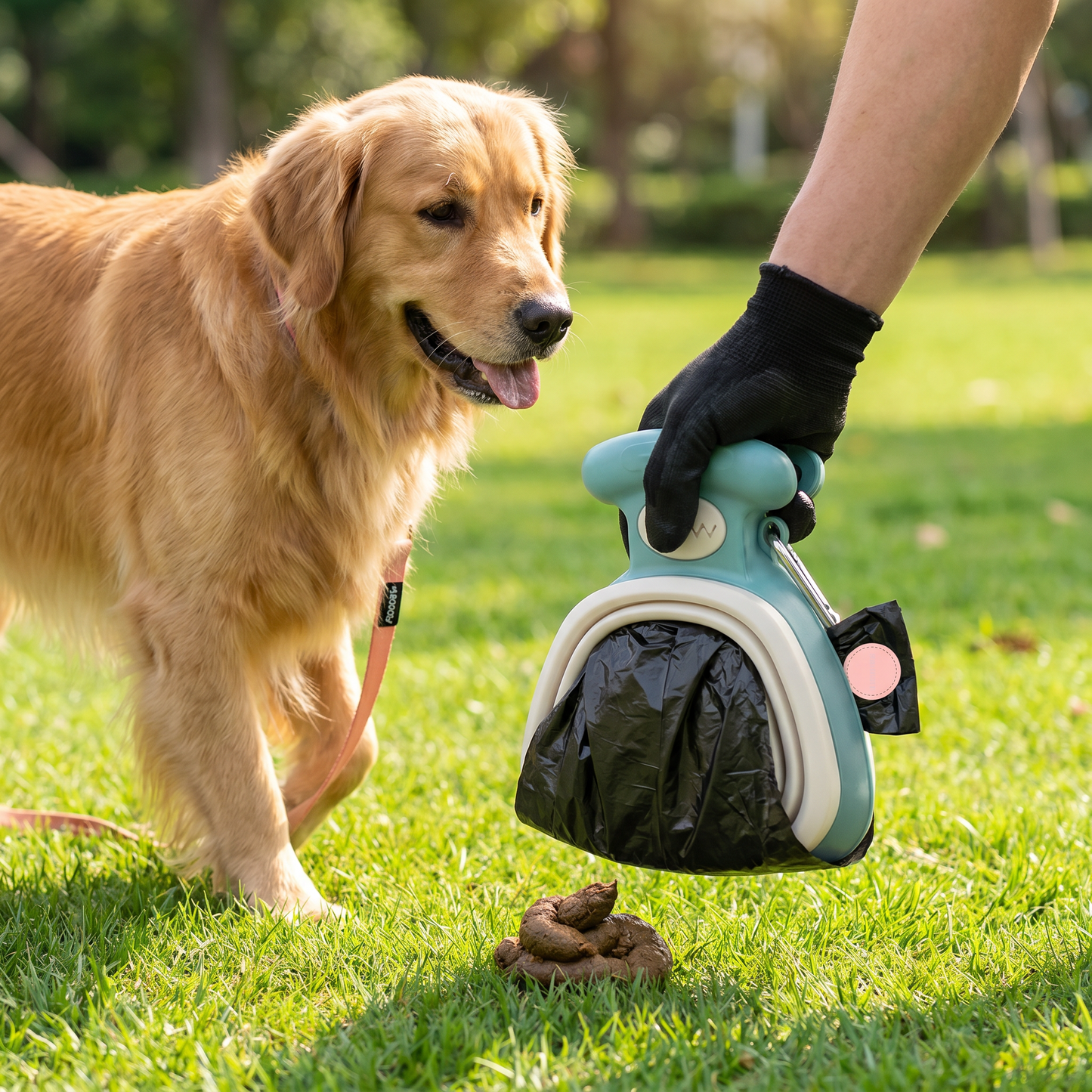 Portable Dog Poop Picker – Foldable, Hygienic & Perfect for On-the-Go