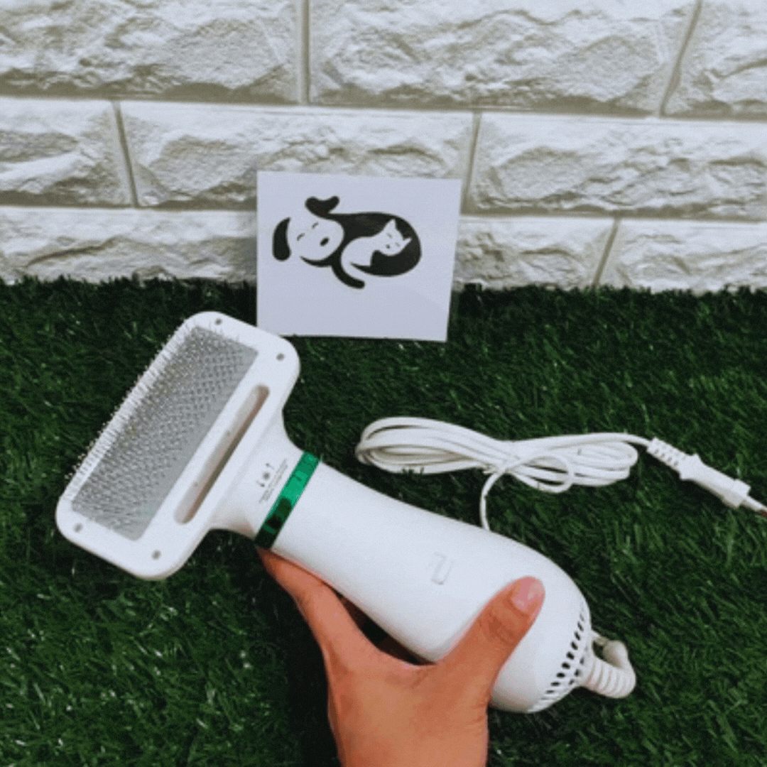 3 - In-1 Multifunctional Pet Comb - Hair Dryer Comb and Massager