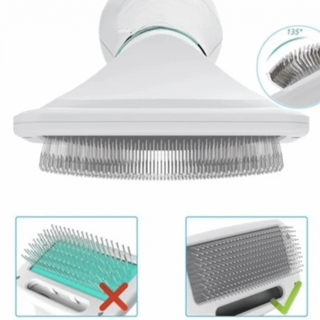 3 - In-1 Multifunctional Pet Comb - Hair Dryer Comb and Massager