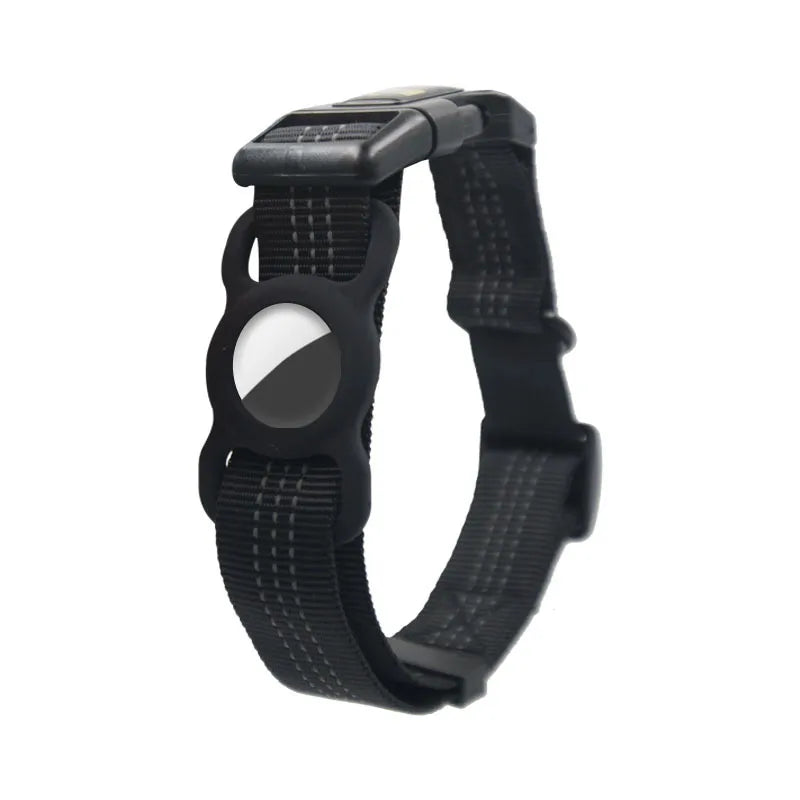 Adjustable Dog Collar With Reflective Stripes - Available In Different Colours
