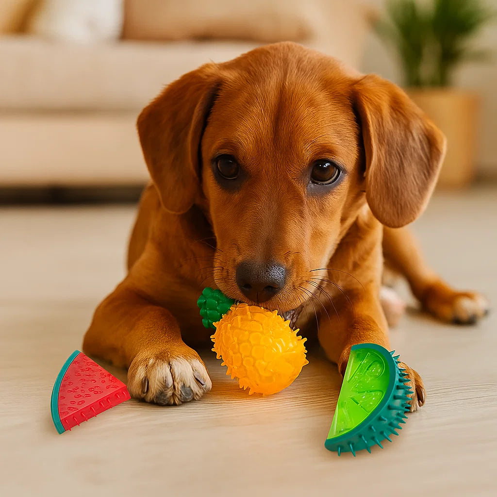 Cooling Fruit Dog Chew Toy