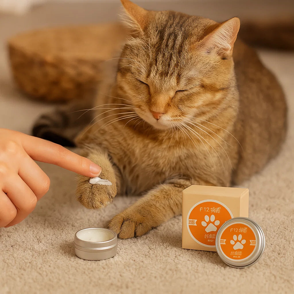Paw care cream for cats