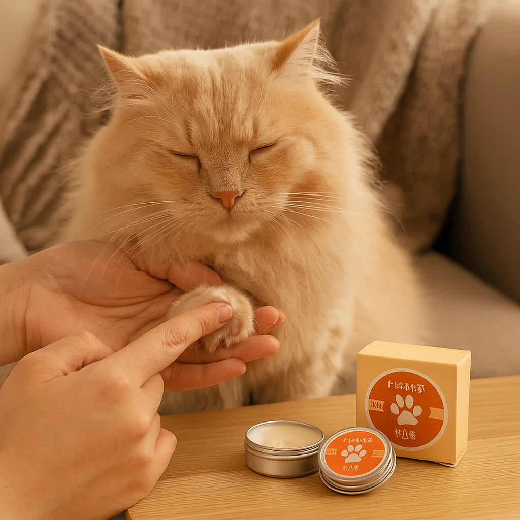 Paw care cream for cats