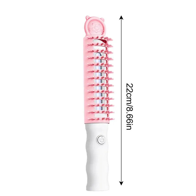 Electric Pet Brush with Heat Technology for Gentle Coat Styling