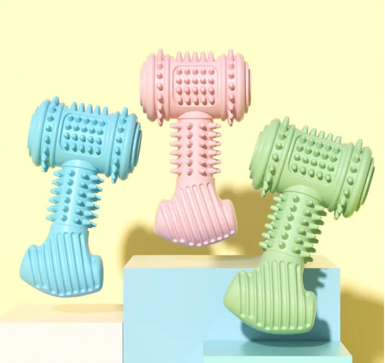 Dog Toy For Chewing - Dental Care Dumbbell For Dogs