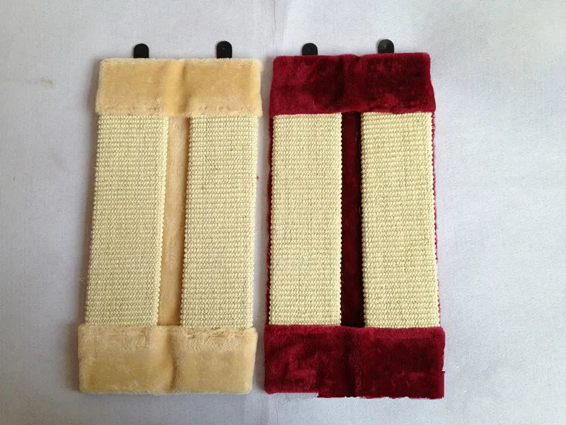 Cat Scratching Board With Soft Cover - Scratching Mat For Wall Mounting