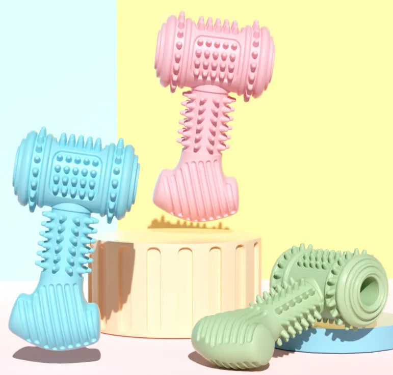 Dog Toy For Chewing - Dental Care Dumbbell For Dogs