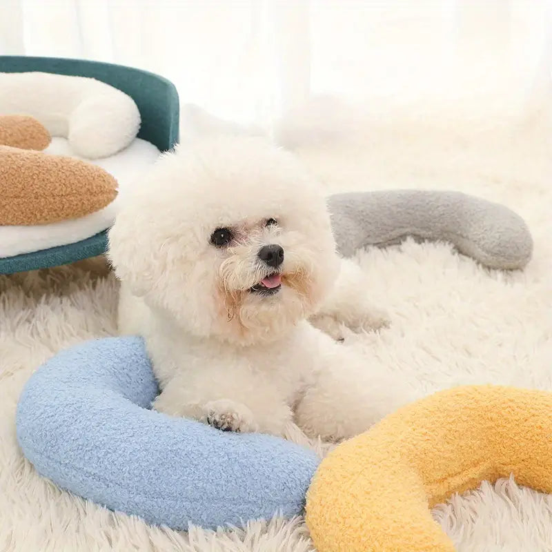 Orthopedic U-Shaped Dog Cushion