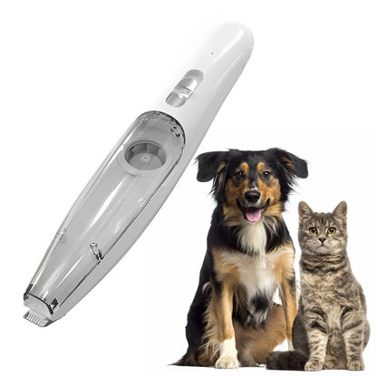 Silent Vacuum Pet Fur Trimmer Device