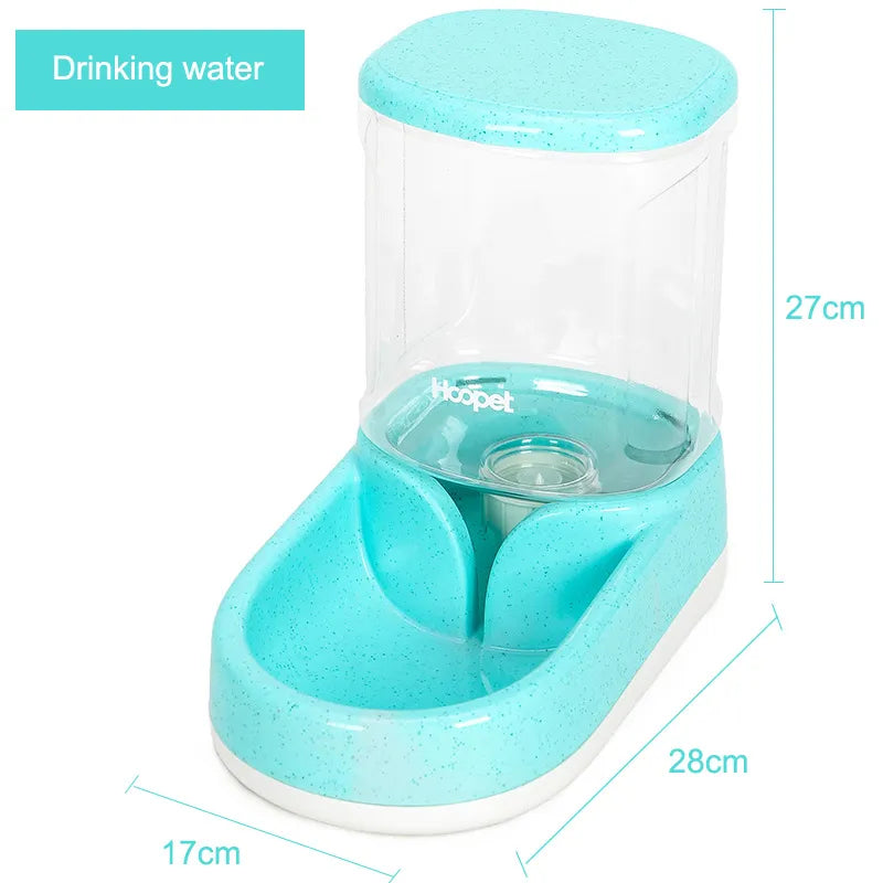 Automatic Food And Water Dispenser For Dogs And Cats With Large Storage Container