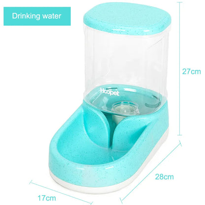 Automatic Food And Water Dispenser For Dogs And Cats With Large Storage Container