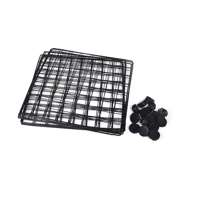 Wire Dog Kennel - Flexible Dog Playpen With Door For Pets