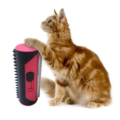 Multifunctional Fur Grooming Roller for Pets with Self - Cleaning Function