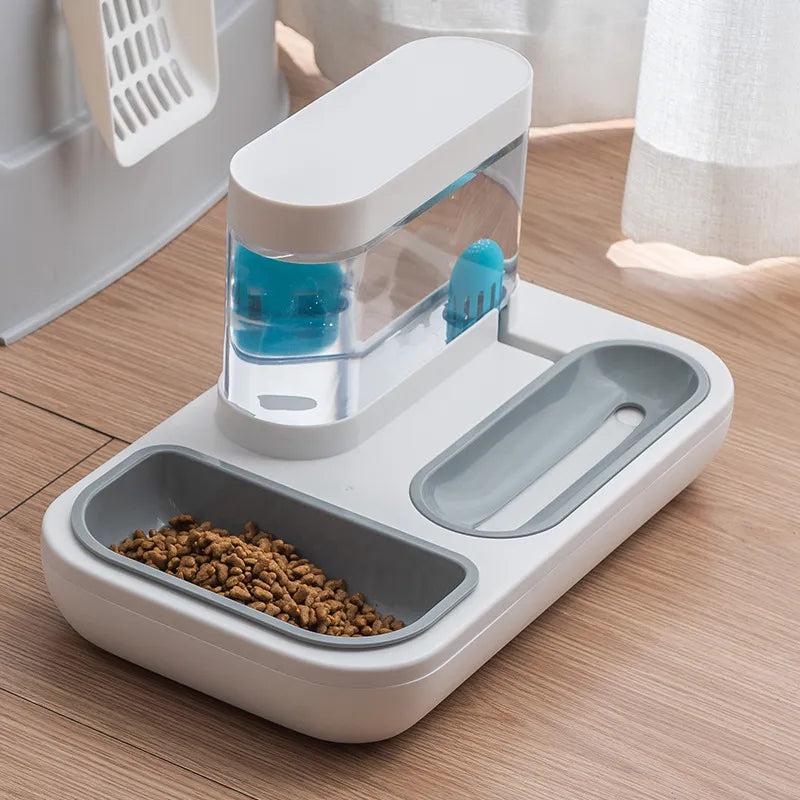 Automatic Food And Water Dispenser For Pets