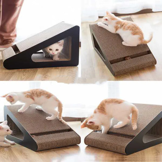 Cat Scratching Board In A Modern Design - Scratching Board For Tilting And Playing