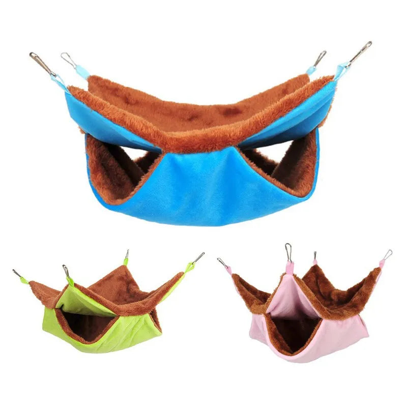 Cat Hammock Made Of Soft Fabric - Comfortable Sleeping Cave For Small Animals