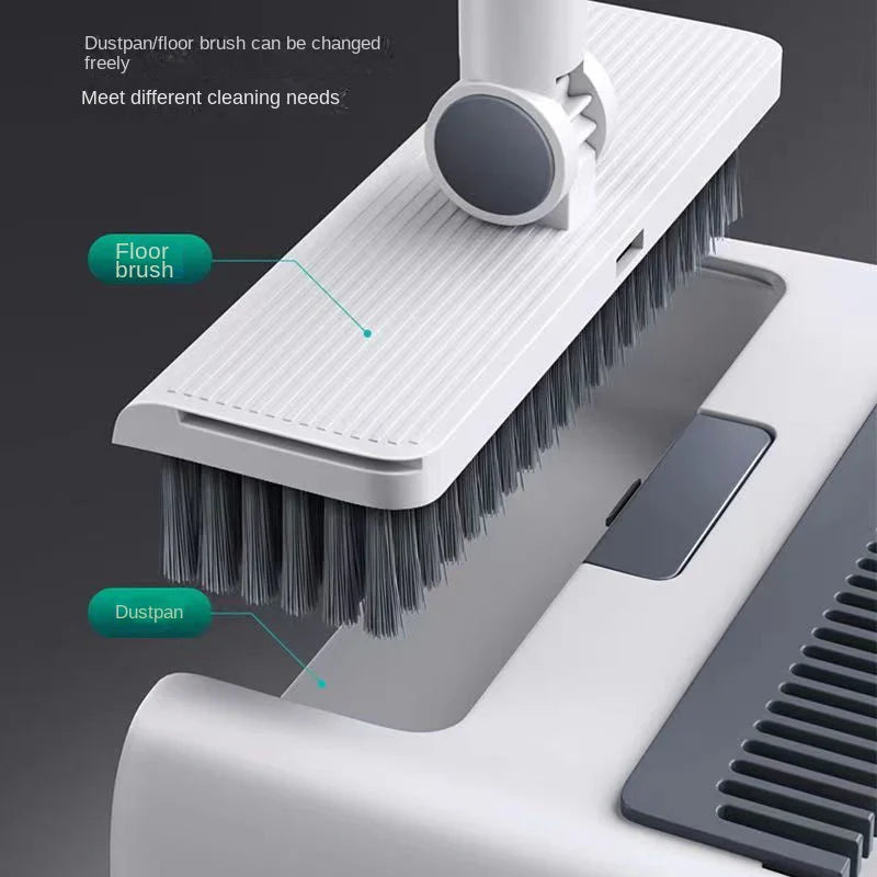 Multifunctional Broom And Dustpan Set