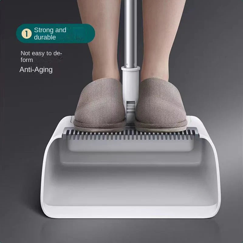 Multifunctional Broom And Dustpan Set