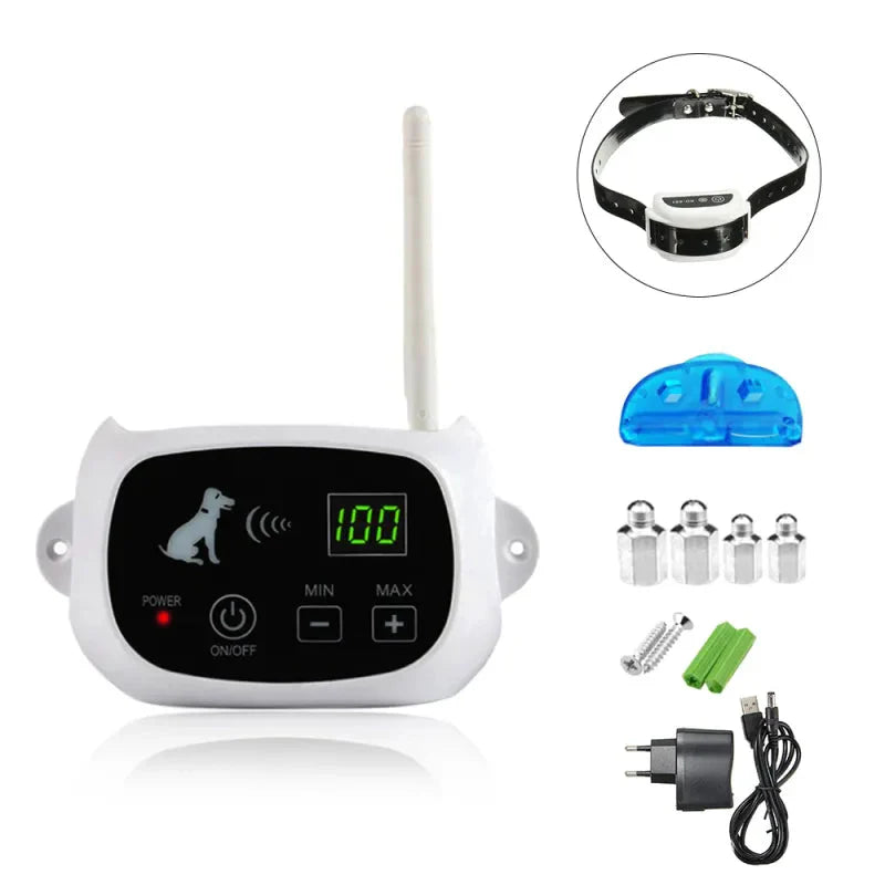 Rechargeable Wireless Dog Fence Training System Ip67 Waterproof