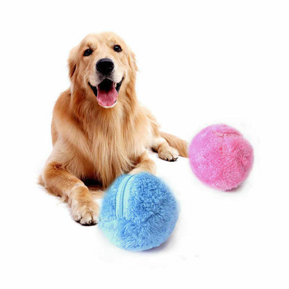 Self-Rolling Dog Toy