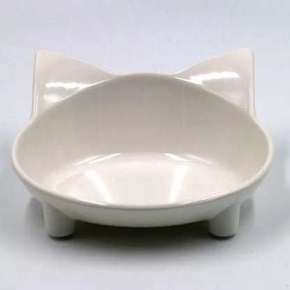 Cat Bowl In Cat Ears Design - Food Bowl For Cats And Dogs