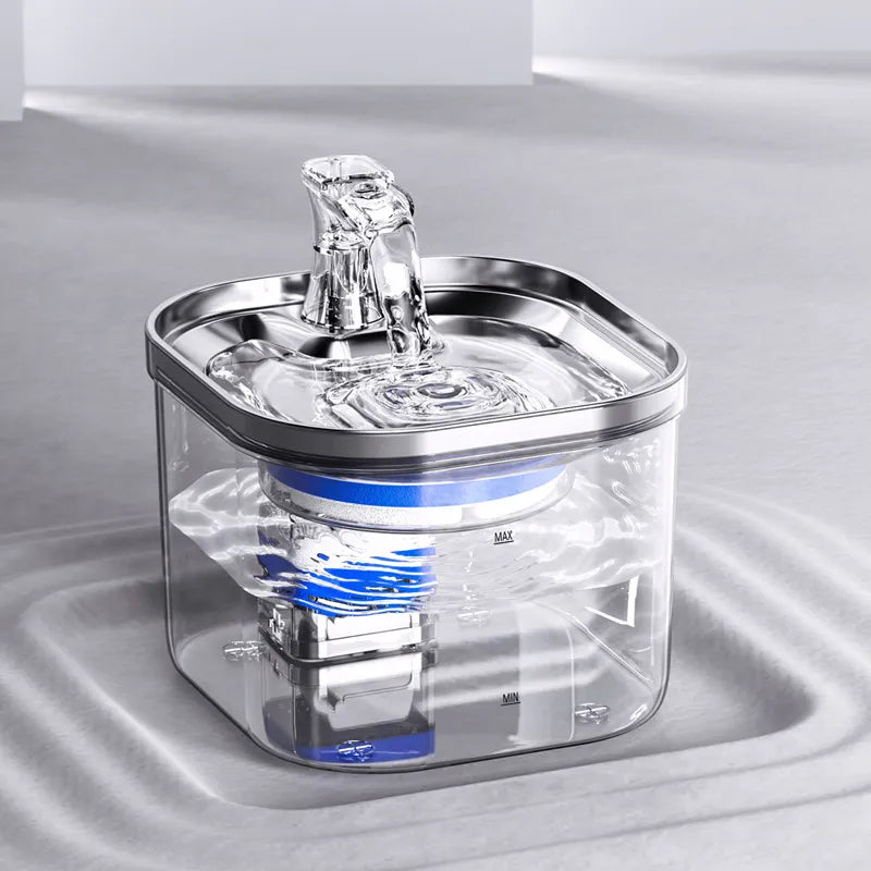 Automatic Drinking Fountain For Cats And Dogs - Quiet Water Dispenser With Filter