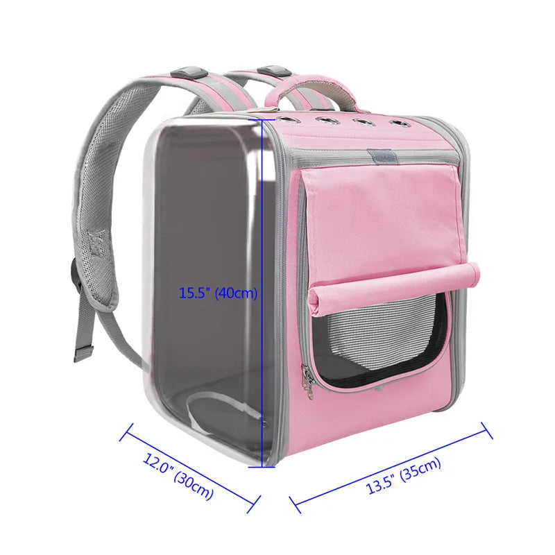 Cat Carrier Bag With Viewing Window - Robust Portable Pet Bag For Traveling