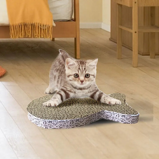 Cat Scratching Mat In Fruit And Animal Shapes - Scratching Board Made Of Corrugated Cardboard