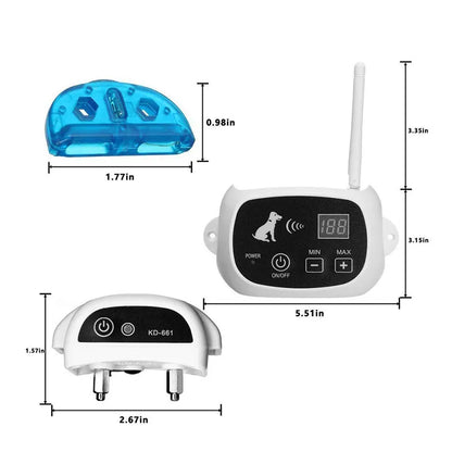 Rechargeable Wireless Dog Fence Training System Ip67 Waterproof