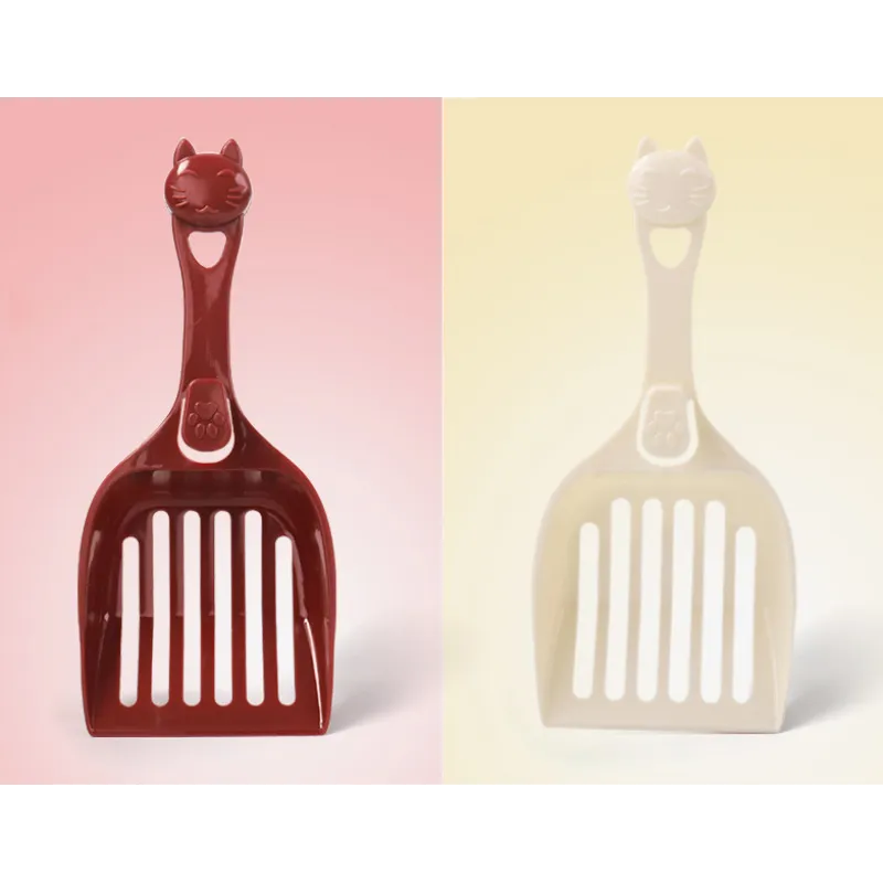 Cat Litter Scoop With Cat Head Design - Practical Scoop For The Litter Tray