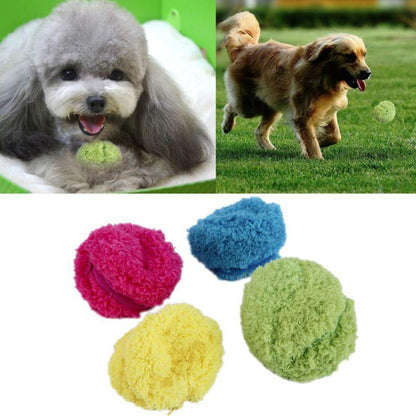 Self-Rolling Dog Toy