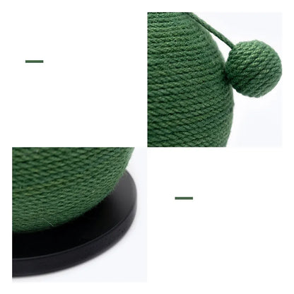 Cat Scratching Ball Made Of Sisal - Scratching Toy For Cats For Claw Care