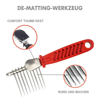 Professional De - Matting Comb For Pets
