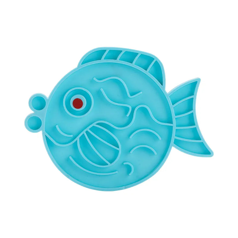 Pet Toy With Food Puzzle - Fish Design Interactive And Stress-Reducing For Dogs And Cats