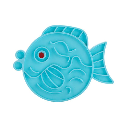 Pet Toy With Food Puzzle - Fish Design Interactive And Stress-Reducing For Dogs And Cats