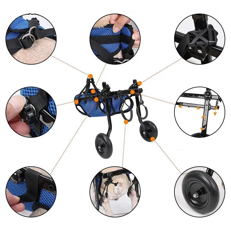 Dog Walking Aid For Cats And Dogs - Wheelchair For Mobility And Independence