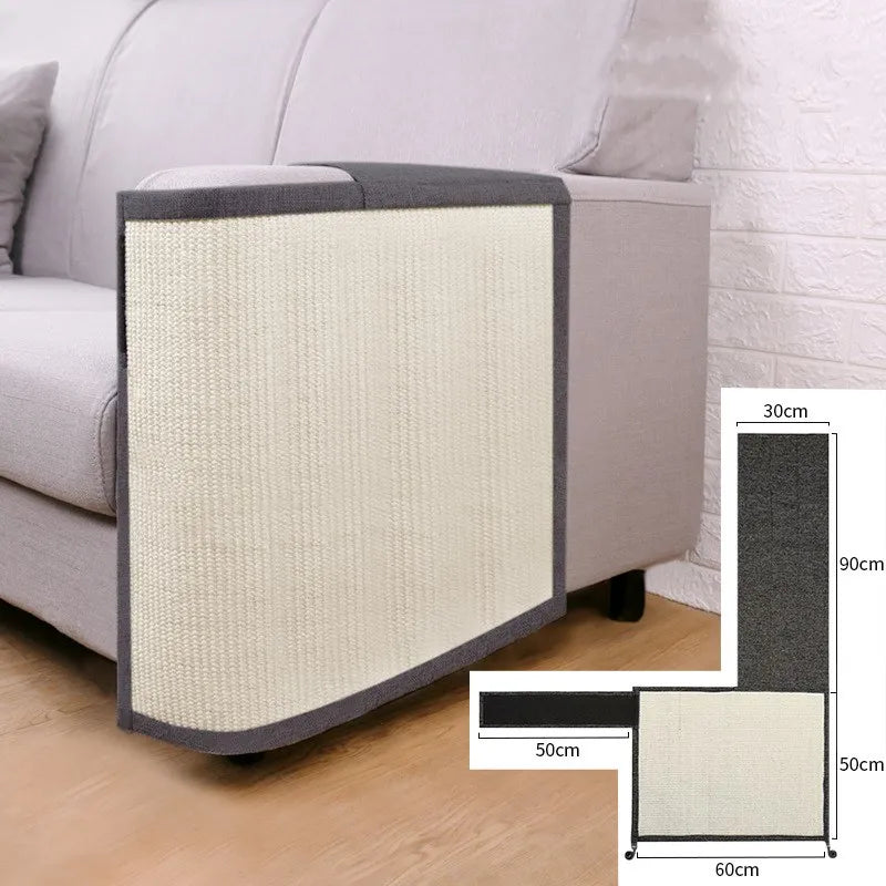 Sofa Scratch Protection - Cat Scratch Mat For Armrest Furniture- Scratch Protection With Sisal