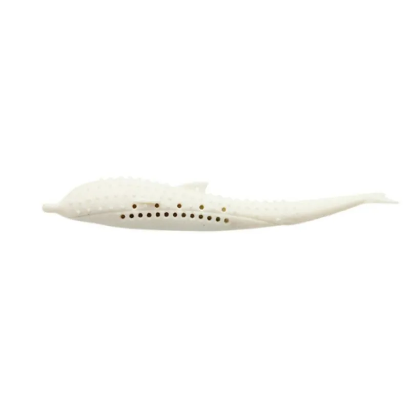 Silicone Pet Toy In Whale Shape Chew Toy For Cats And Small Dogs