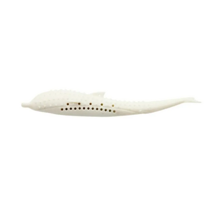 Silicone Pet Toy In Whale Shape Chew Toy For Cats And Small Dogs