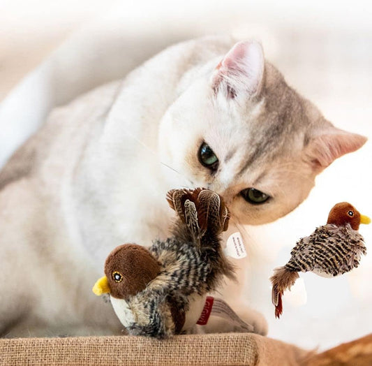 Chirping Bird Toy For Cats