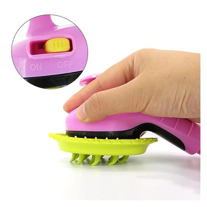 Shower Brush for Dogs with Massage Function and Coat Cleaning