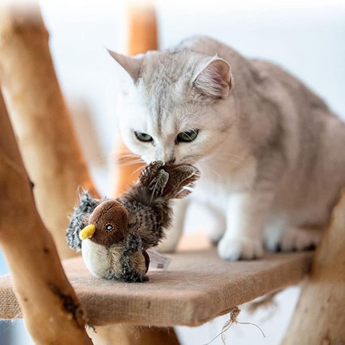 Chirping Bird Toy For Cats