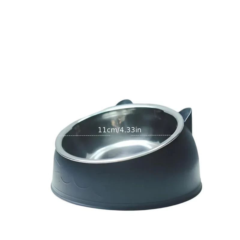 Raised Ergonomic Cat Food Bowl