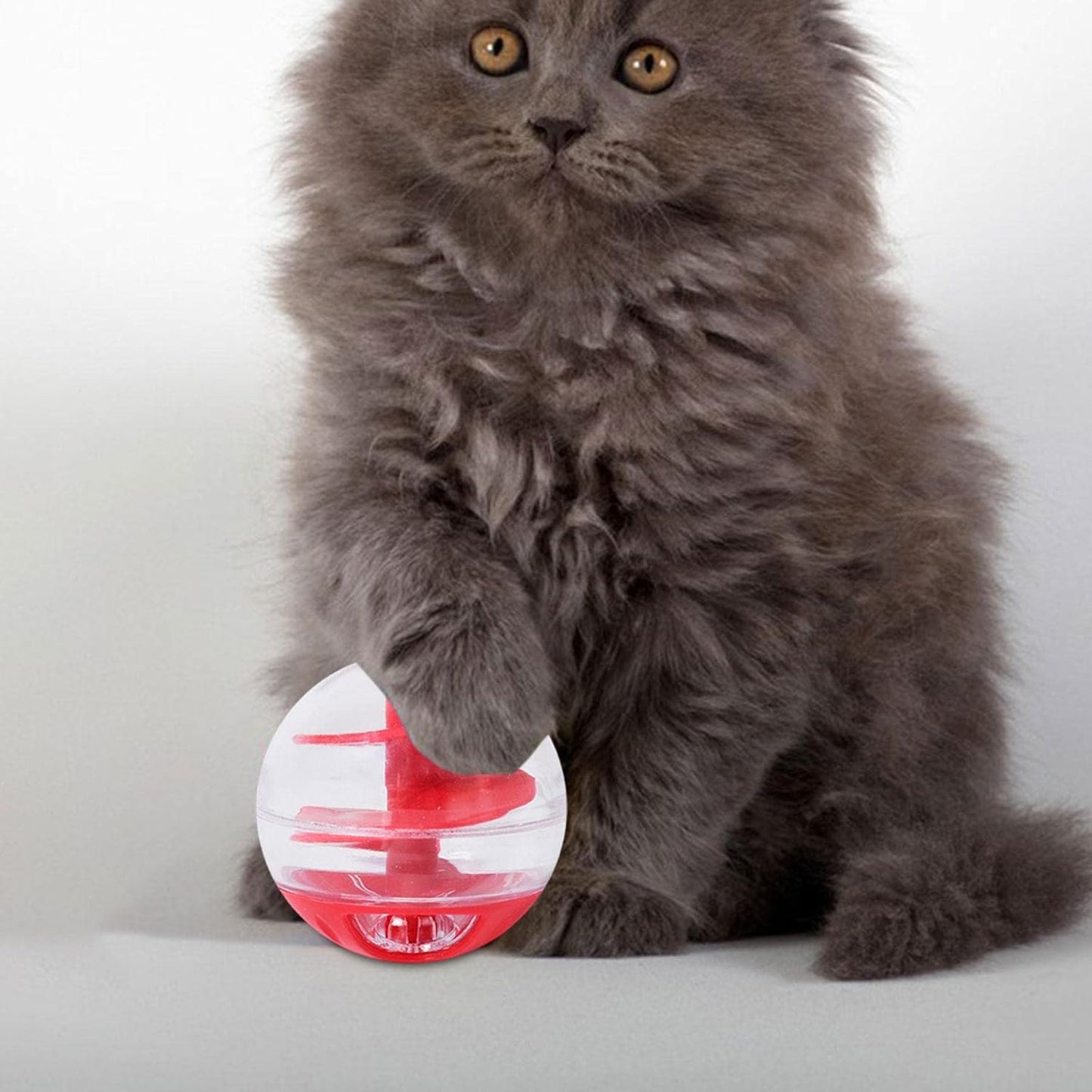 Cat Toy Food Ball - Interactive Treat Dispenser For Learning To Play