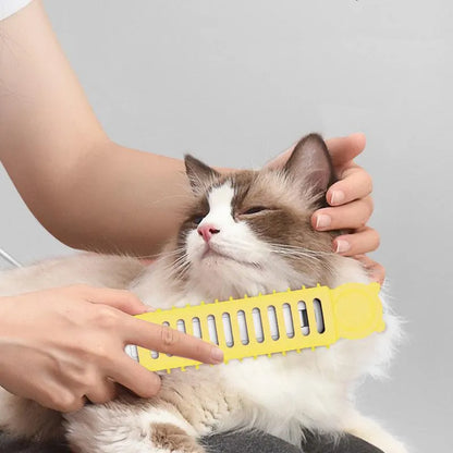 Electric Pet Brush with Heat Technology for Gentle Coat Styling